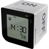 Часы настольные BRESSER FlipMe Alarm Clock, серебристые 73788