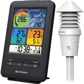 Метеостанция BRESSER «4 в 1» Wi-Fi с UV-датчиком и цветным дисплеем 75700