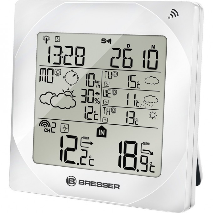 Метеостанция BRESSER 4CAST MSW, белая 78574