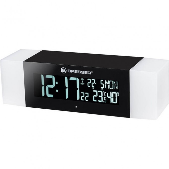 Радио с будильником и термометром BRESSER MyTime Sunrise Bluetooth, черное 74663